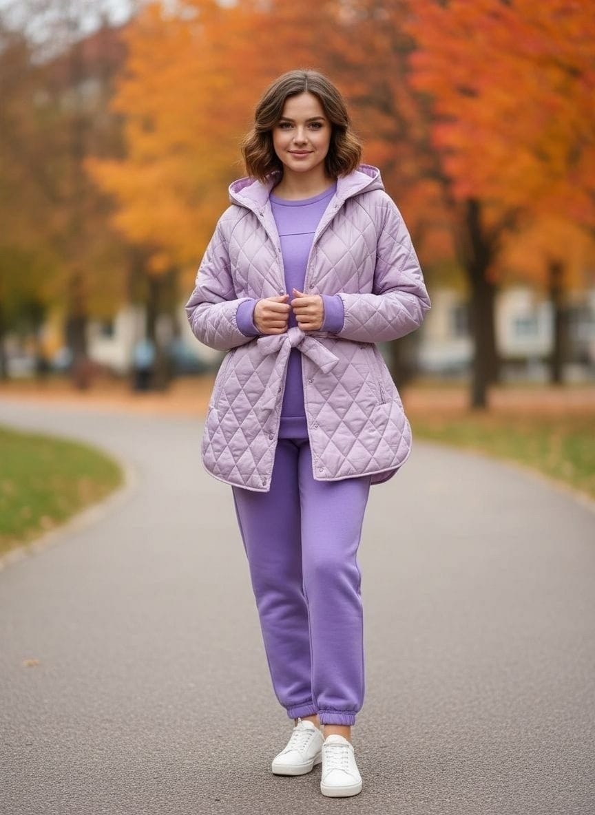 стеганые куртки,демисезонная куртка,куртка сиреневая,женская демисезонная куртка,куртка стильная