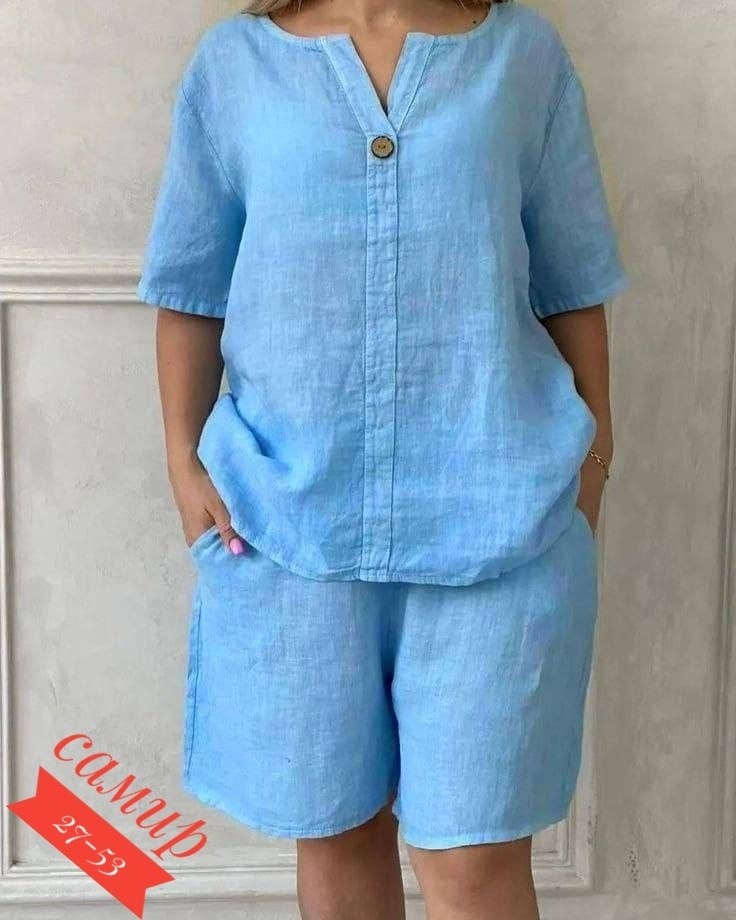 летние костюмы женские,костюм женский,льняной костюм с шортами,костюм двойка женская,костюм льняной