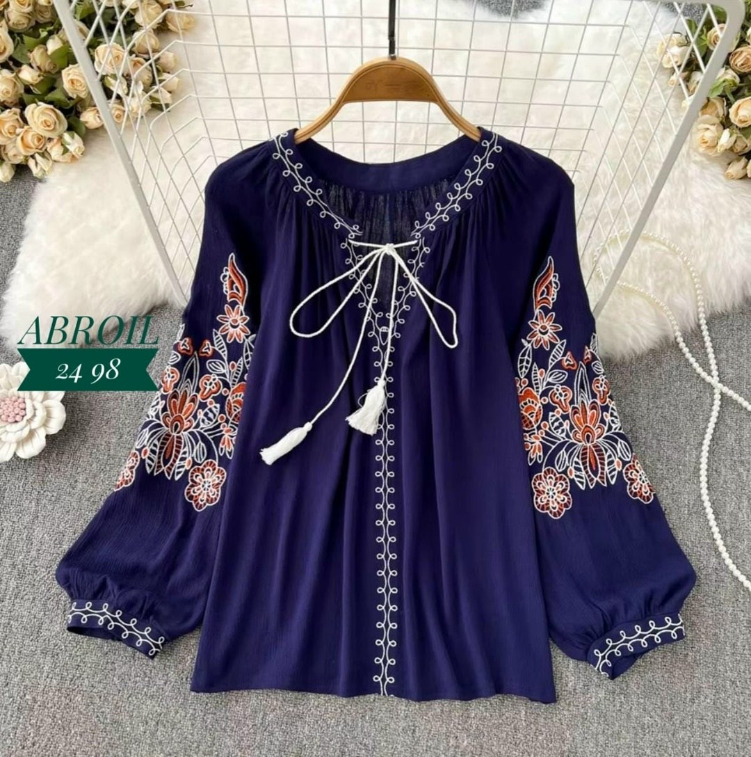 женская блузка с вышивкой,блузка с вышивкой,блузка в стиле бохо,стильная блузка,рубашка с вышивкой