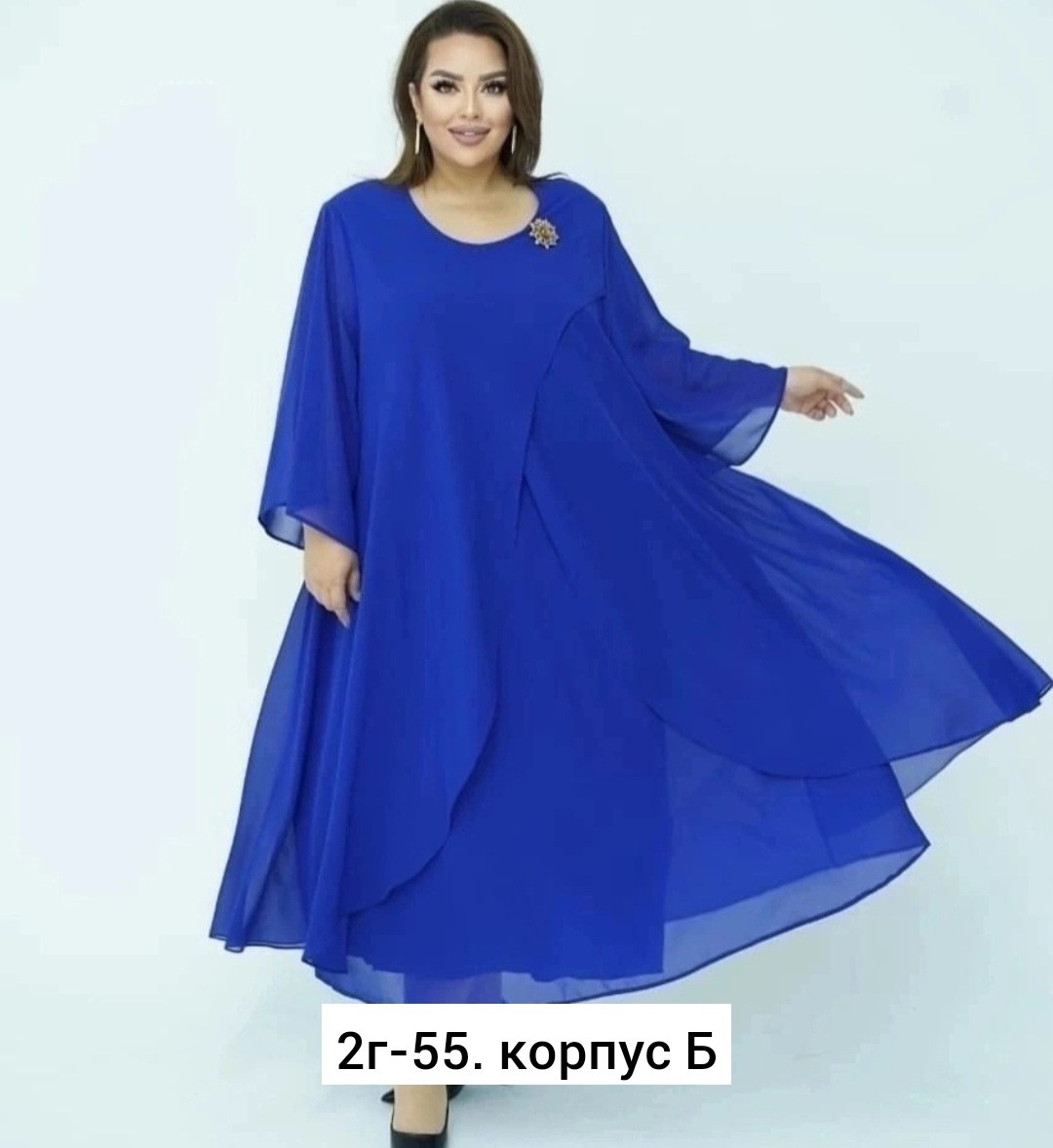 нарядное платье,туника нарядная, платье,шифоновое платье большого размера binmoda,платье туника