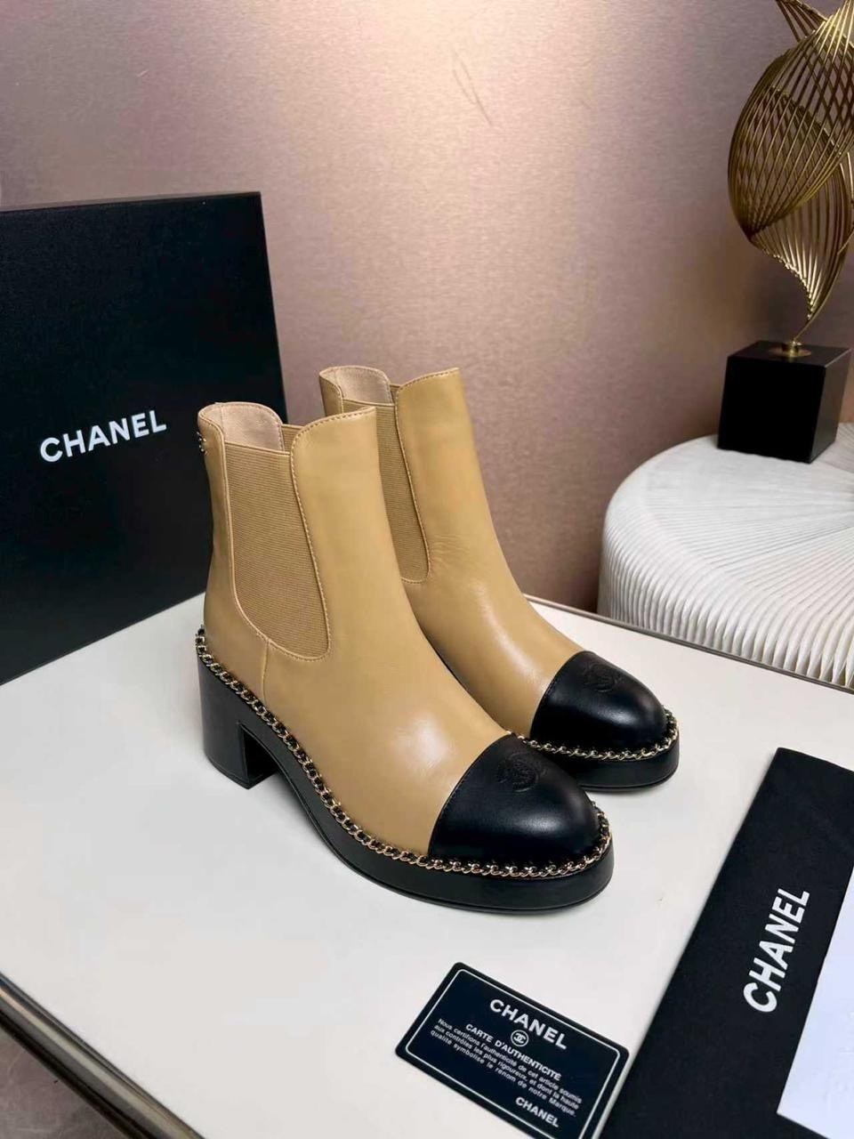 ботинки chanel женские премиум,ботильоны chanel,ботинки chanel,ботильоны женские chanel,ботинки челси шанель женские