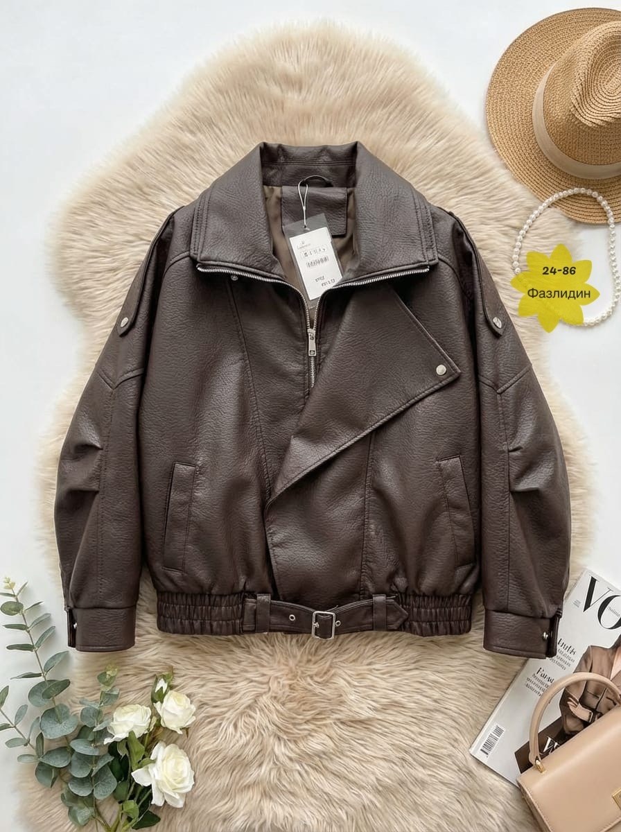 женская кожаная куртка,косуха коричневая куртка удлиненная оверсайз moodway,кожаная куртка,женская куртка кожаная оверсайз короткая okssana firsanova,косуха куртка кожаная оверсайз chauzi
