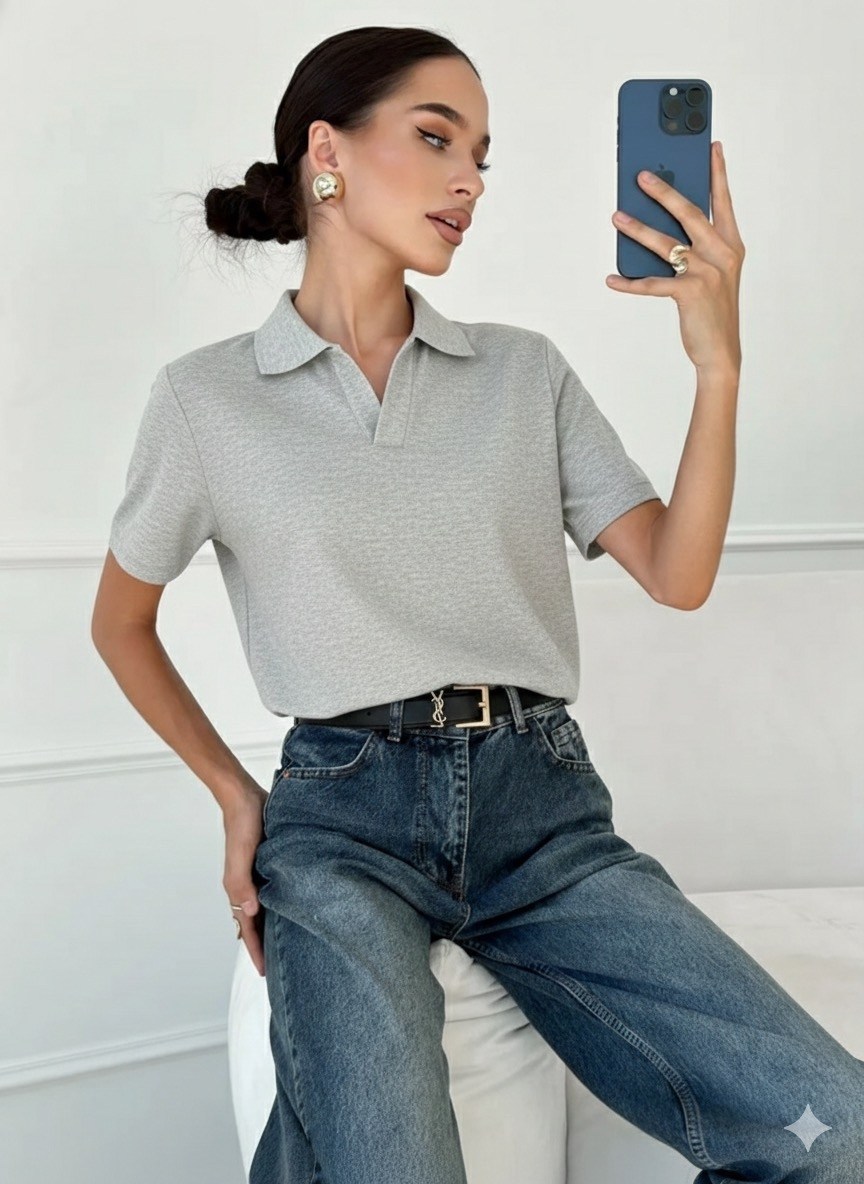 женская футболка поло,футболка женская желтая,футболка поло базовая,футболки поло,одежда для женщин