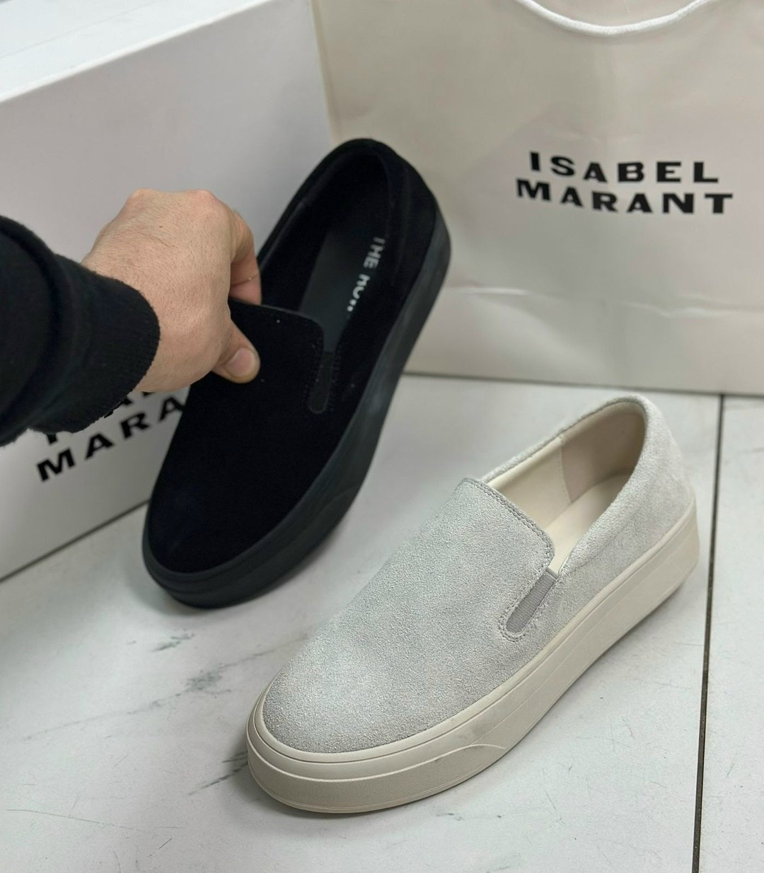 слипоны из натуральной замши the row,,слипоны из натуральной замши,женские слипоны,слипоны замшевые