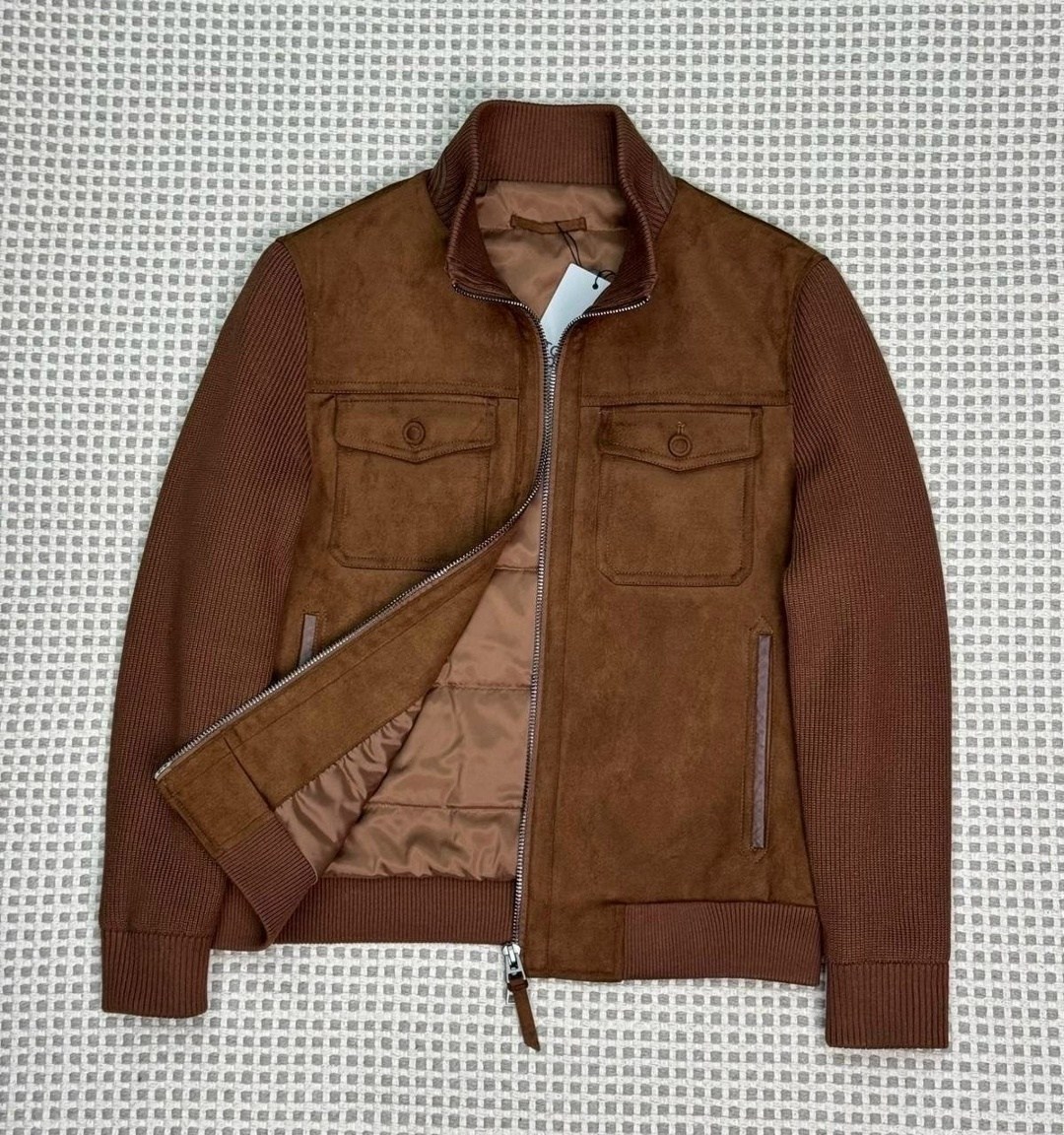 куртка замшевая мужская,замшевая куртка,куртка мужская loro piana lux-109822,дубленка brunello cucinelli мужская,коричневая куртка мужская