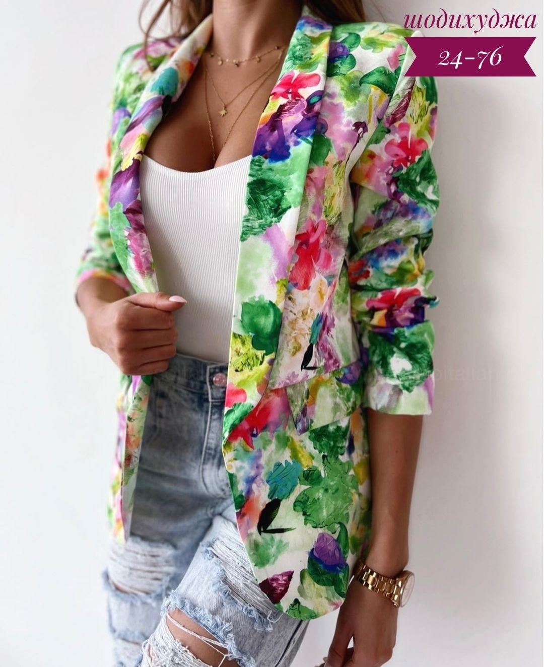 пиджак женский ,пиджак с цветочным принтом,цветной пиджак женский,пиджак с принтом
