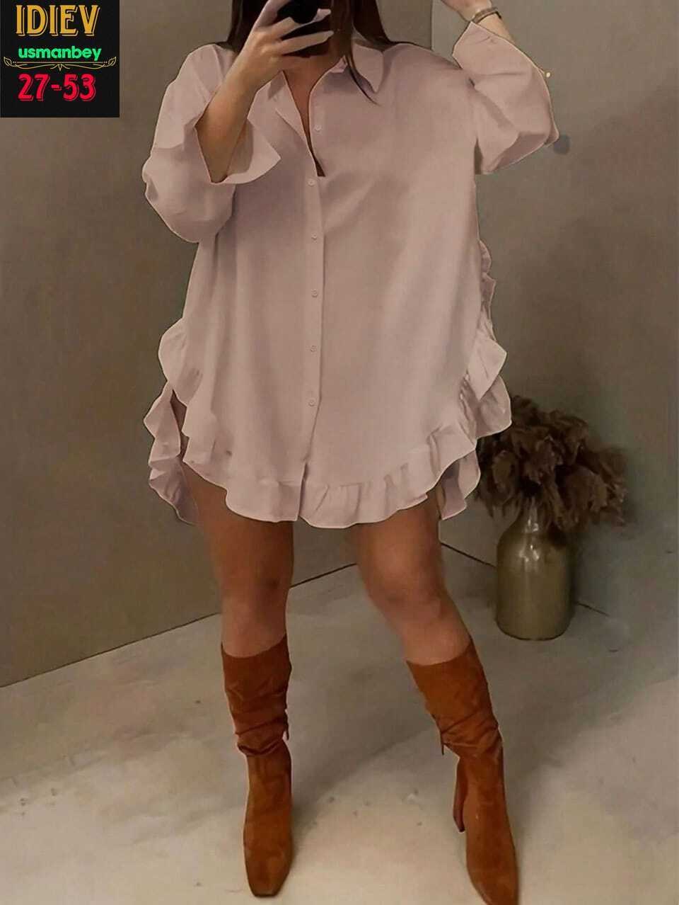 блузка с оборками,повседневная рубашка,рубашка длинная,рубашка туника,женская рубашка