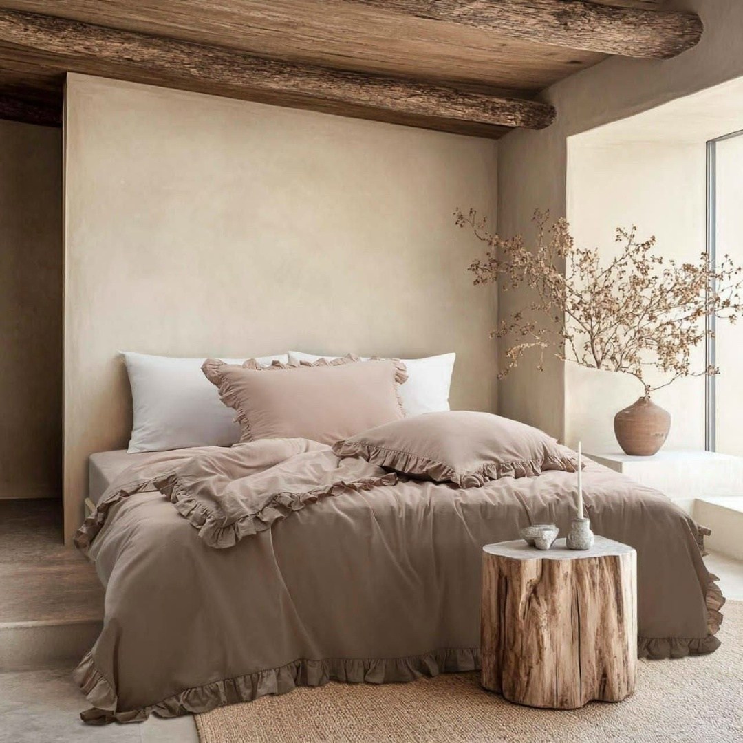 комплект постельного белья issimo home,постельное белье евро комплект,комплекты постельного белья,постельного белье евро,постельное белье frill хаки евро поплин home issimo