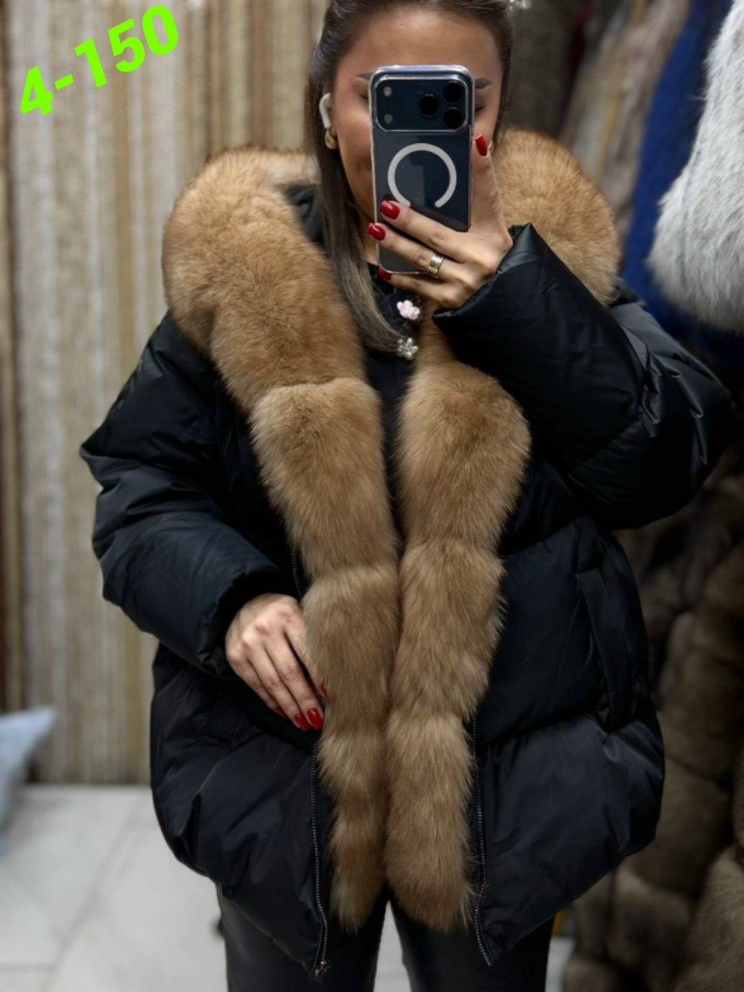 куртка - пуховик с мехом песца city furs,пуховик с натуральным мехом,пуховик женский с натуральным мехом,пуховик с мехом,пуховик с натуральным песцом