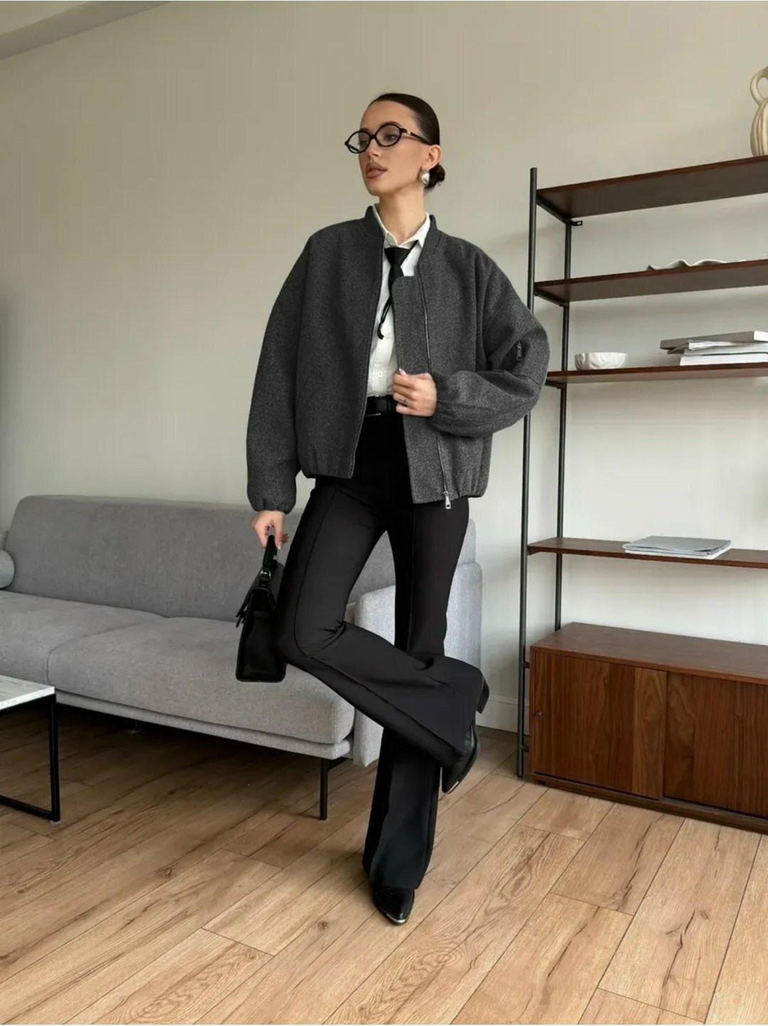 бомбер оверсайз шерстяной shumi,бомбер оверсайз из пальтовой ткани,бомбер оверсайз шерстяной shumi 258779313,бомбер оверсайз шерстяной shumi цвет серый,бомбер оверсайз куртка