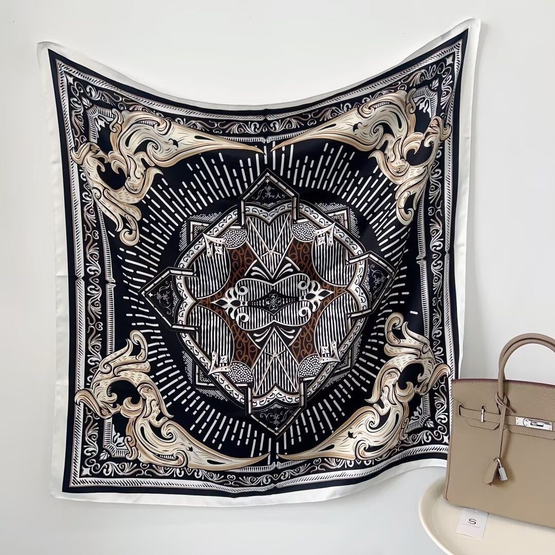 шелковый шарф с принтом,женский шелковый шарф с принтом,шелковые платки,женский шелковый шарф,квадратный шарф для женщин из чистого натурального шелка