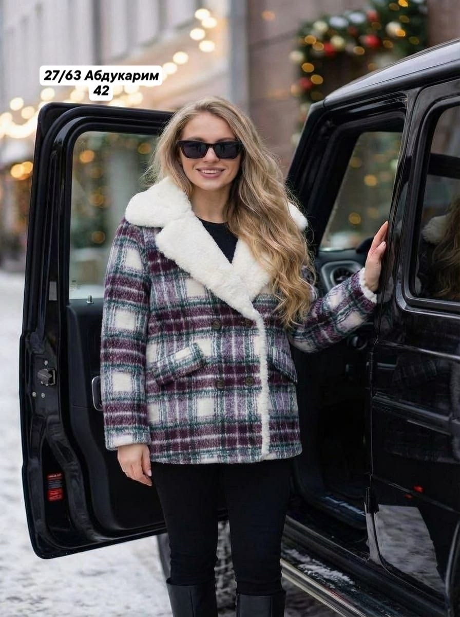 пальто в клетку,женское пальто,полупальто,пальто зимнее,