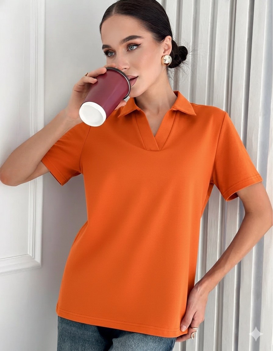 женская футболка поло,футболка женская желтая,футболка поло базовая,футболки поло,одежда для женщин