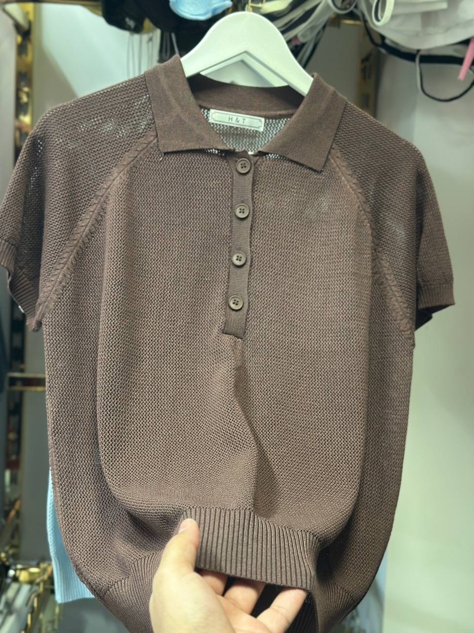 футболка трикотажная женская,женская футболка поло,джемпер,поло вязаное,свитер поло