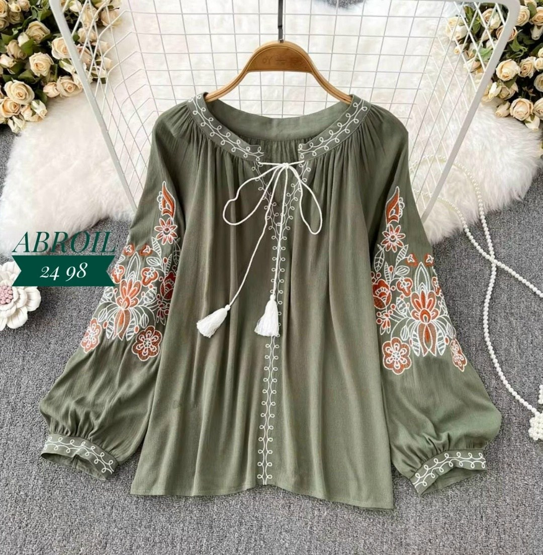 женская блузка с вышивкой,блузка с вышивкой,блузка в стиле бохо,стильная блузка,рубашка с вышивкой