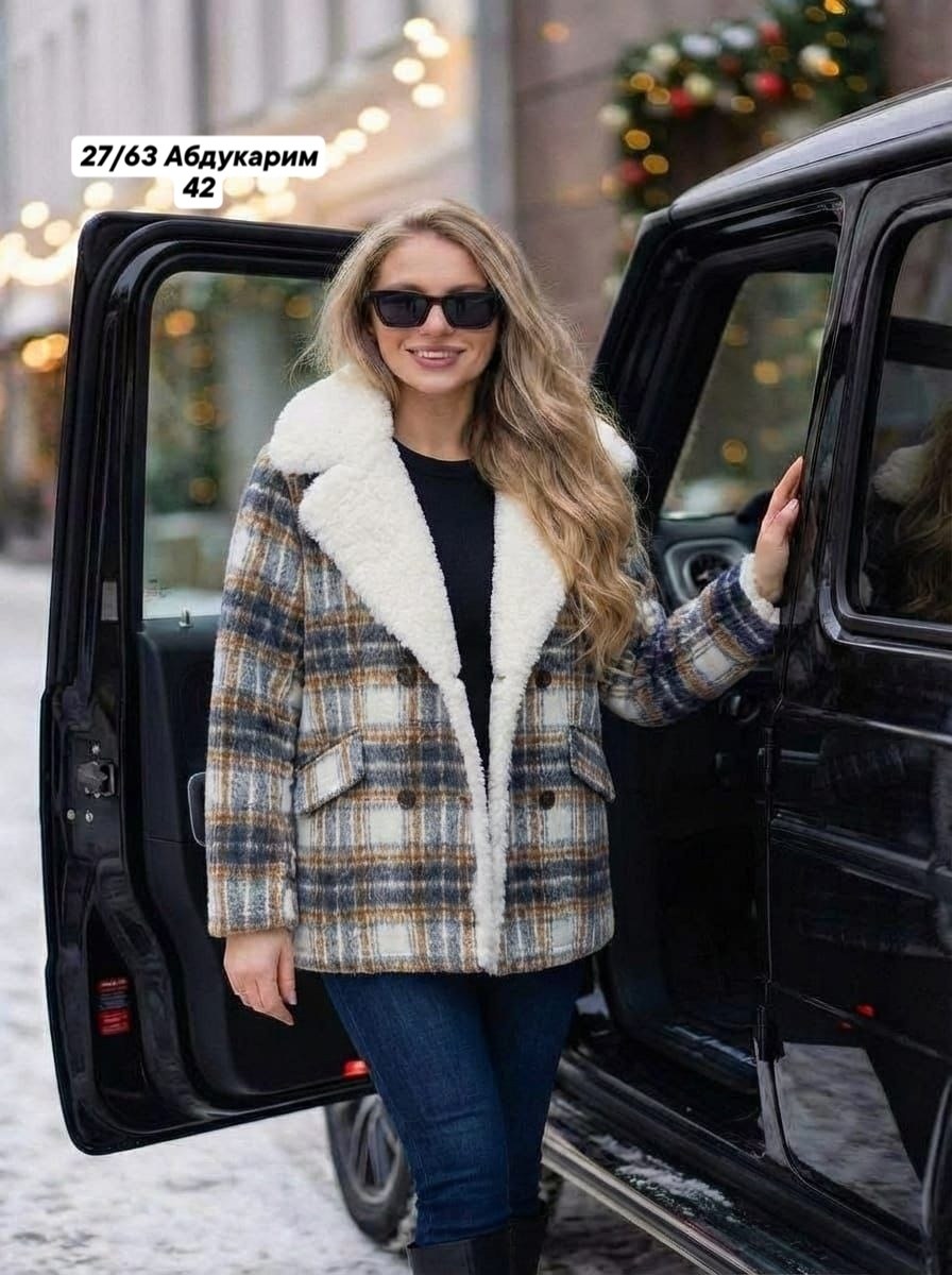 пальто в клетку,женское пальто,полупальто,пальто зимнее,