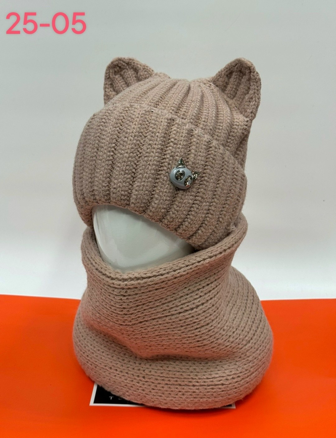 комплект шапка снуд,шапка снуд,шапка для девочек,шапка со снудом для девочек,комплект шапка шарф