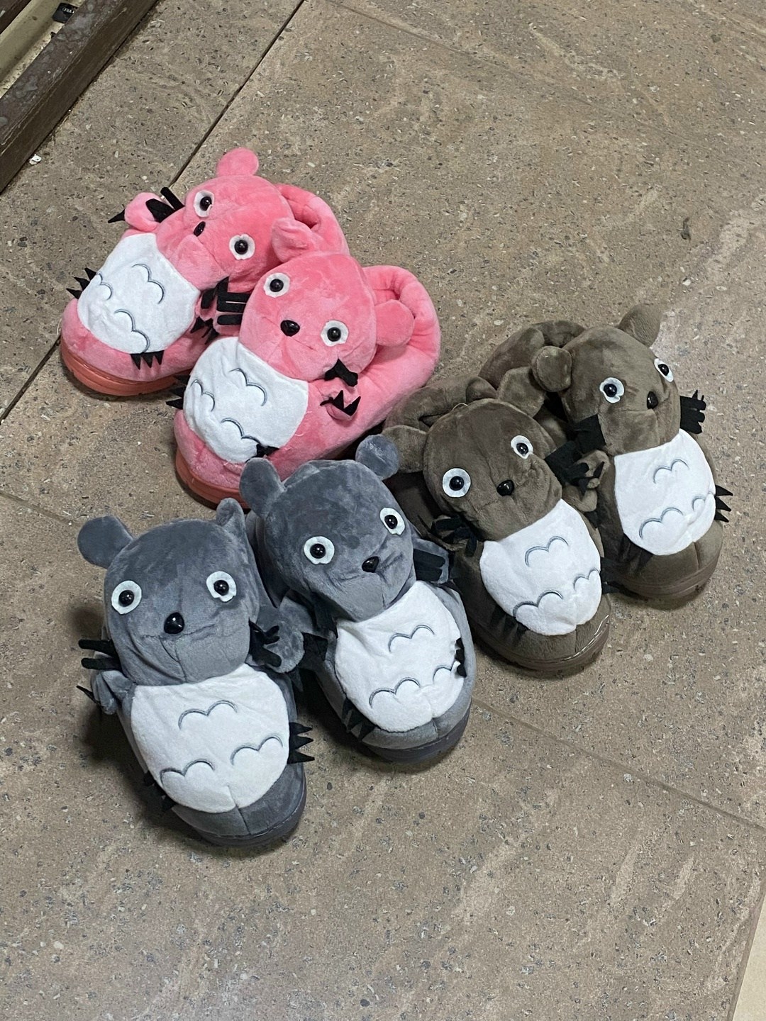 тапочки тоторо,домашние тапочки,тапочки плюшевые домашние,плюшевые тапочки,тапки тоторо