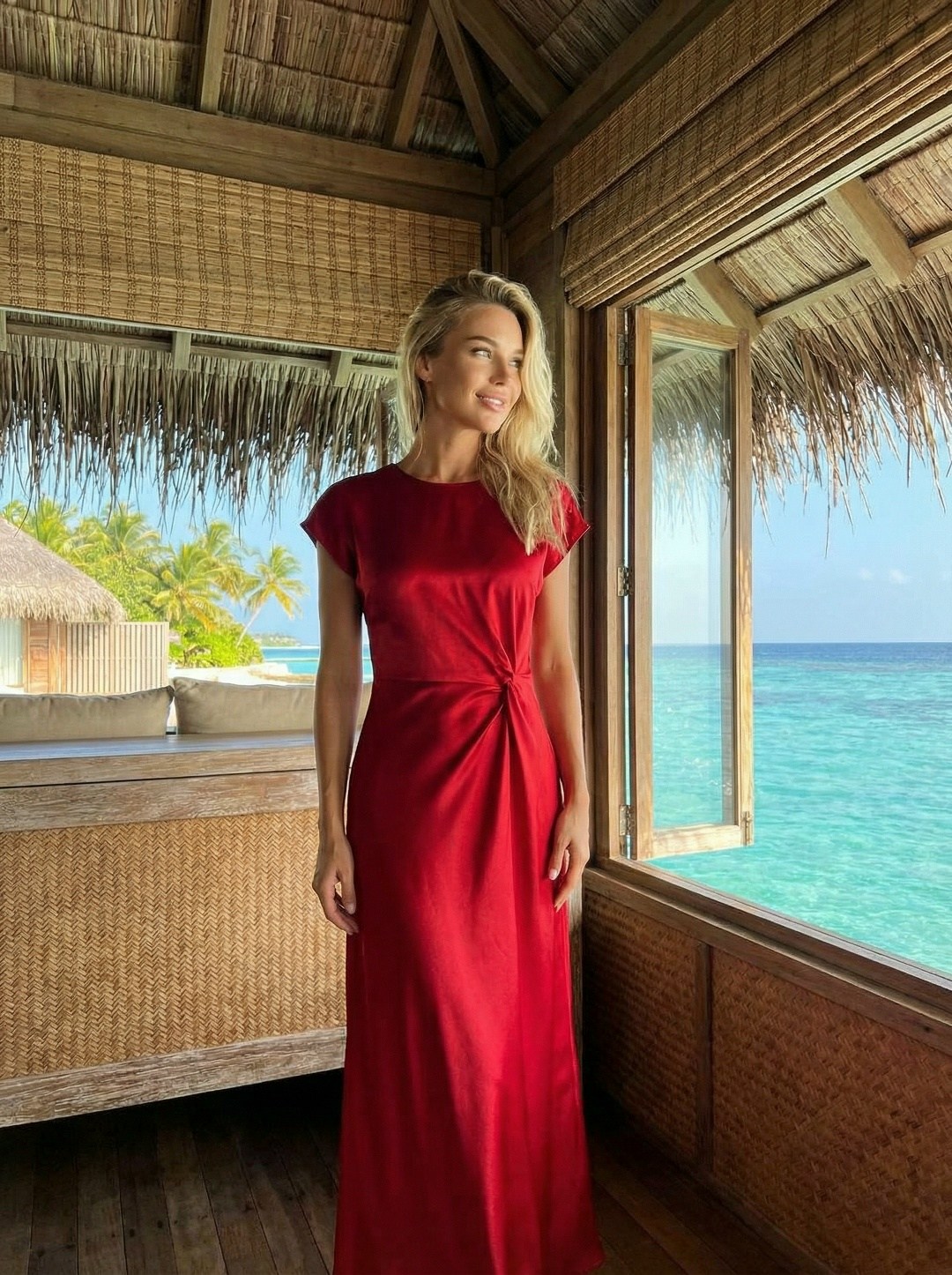 атласное платье,длинное платье,платье,вечернее платье,красное длинное платье