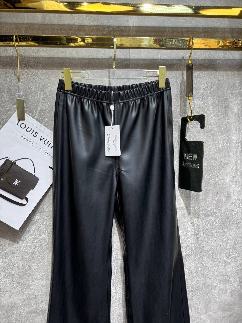 брюки кожаные,кожаные штаны,женские брюки из искусственной кожи,женские кожаные брюки,широкие брюки