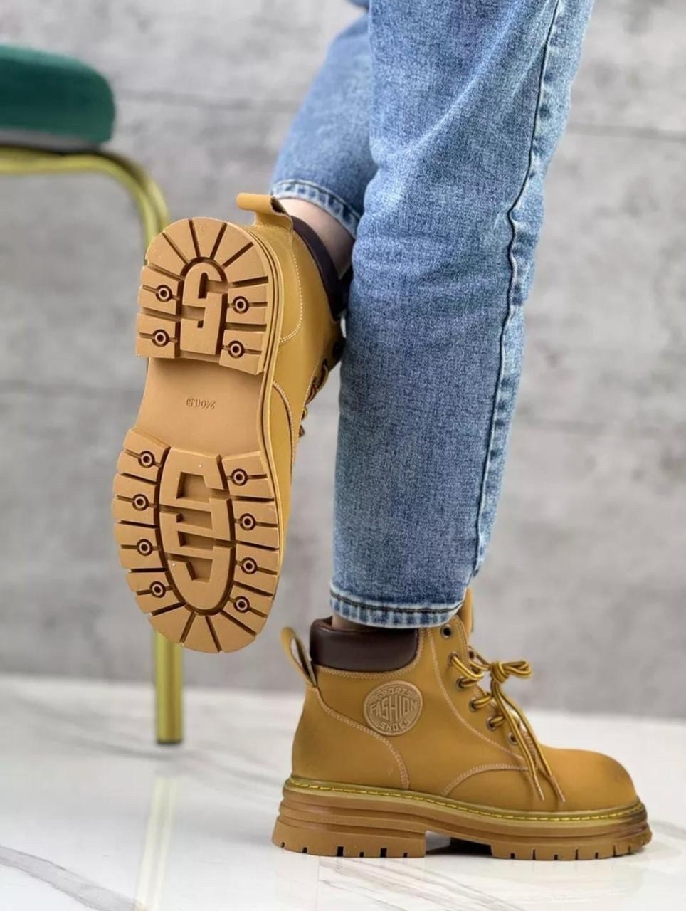 ,женские ботинки,желтые ботинки тимберленд,ботинки модные, женская