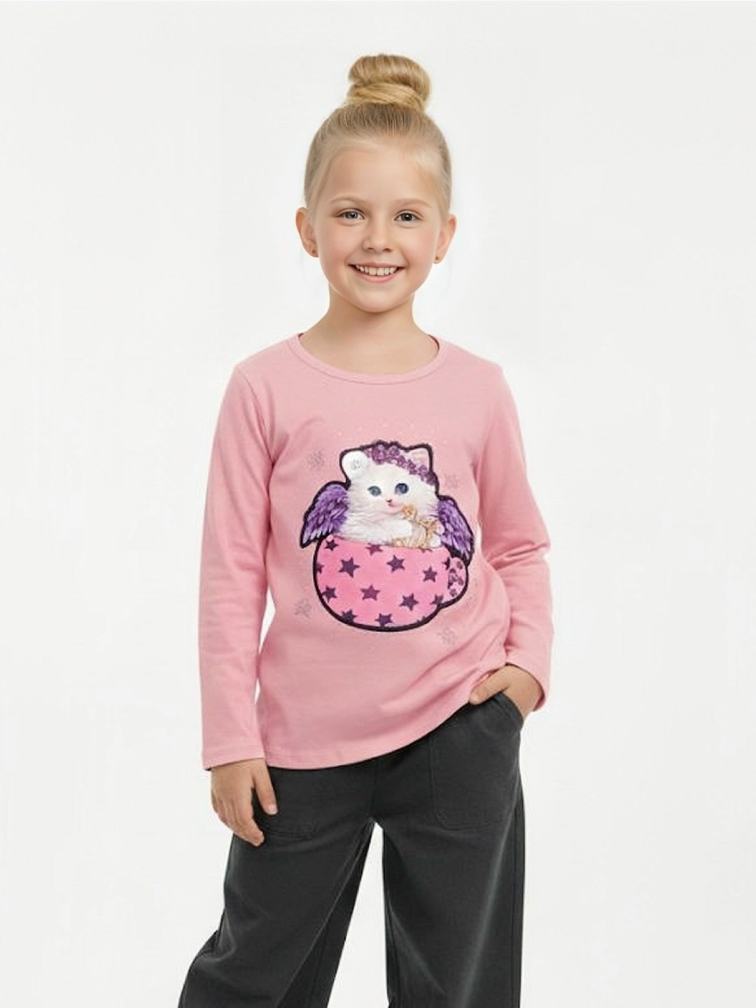 джемпер для девочек,джемпер для девочек pelican,лонгслив для девочки,детский джемпер,кофта для девочек