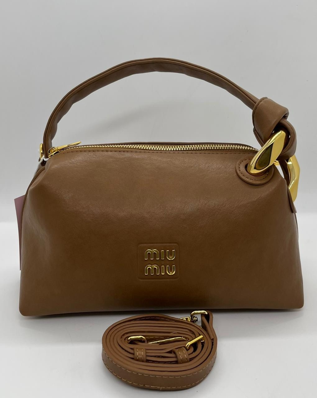 женская сумка miu miu,сумка miu miu,сумка,женская сумка,женская кожаная сумка miu miu arcadie mini коричневая