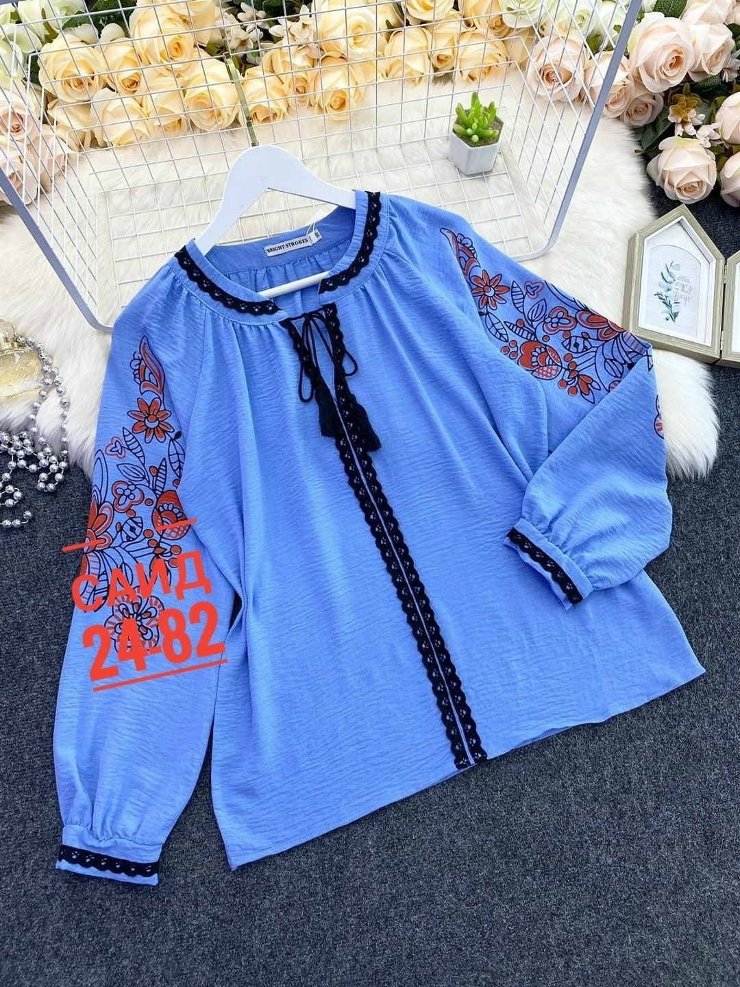 женская блузка с вышивкой,блузка с вышивкой,блузка в стиле бохо,винтажная блузка,этническая блузка с цветочной вышивкой женская рубашка длинным рукавом