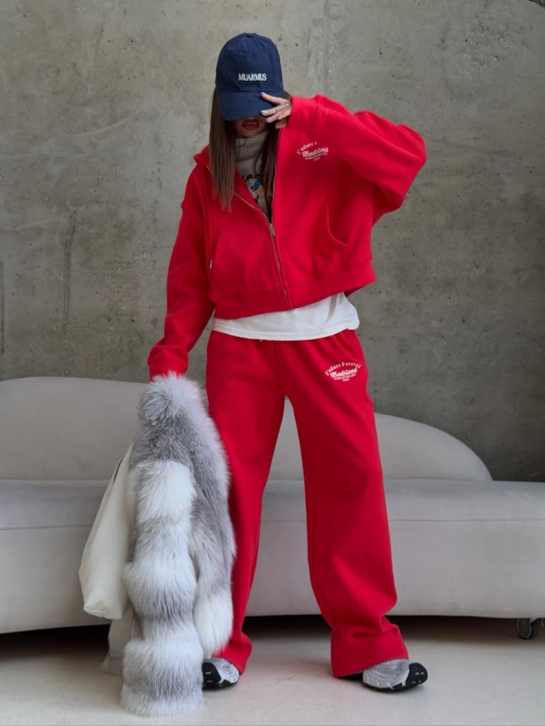 спортивный костюм miu miu женский,спортивный костюм,спортивный костюм женский,спортивный костюм красный,шикарный двухсторонний костюм двойка на флисе