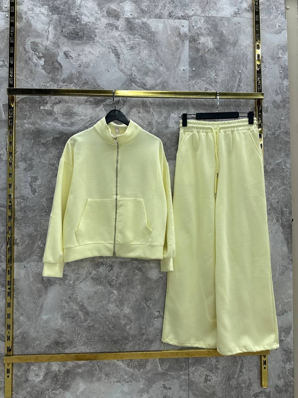 костюм спортивный,костюм спортивный розовый,розовый костюм,костюм женский на флисе,костюм спортивный со штанами палаццо и зип худи micca 362777071