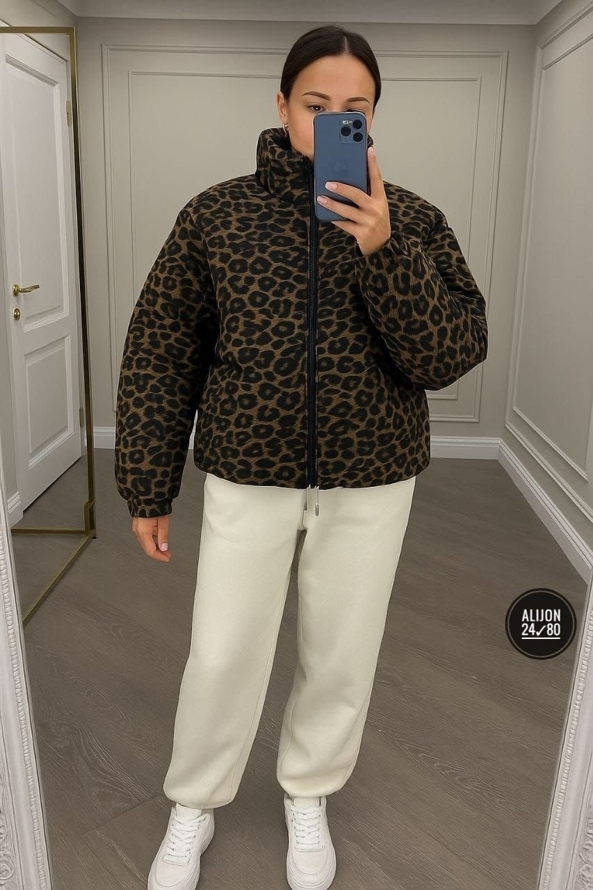 куртка с леопардовым принтом,женская куртка "романтик колекшн" леопард,куртка леопардовая,куртка леопардовая двухсторонняя obba,куртка короткая леопардовая без капюшона fleurblo 253069107