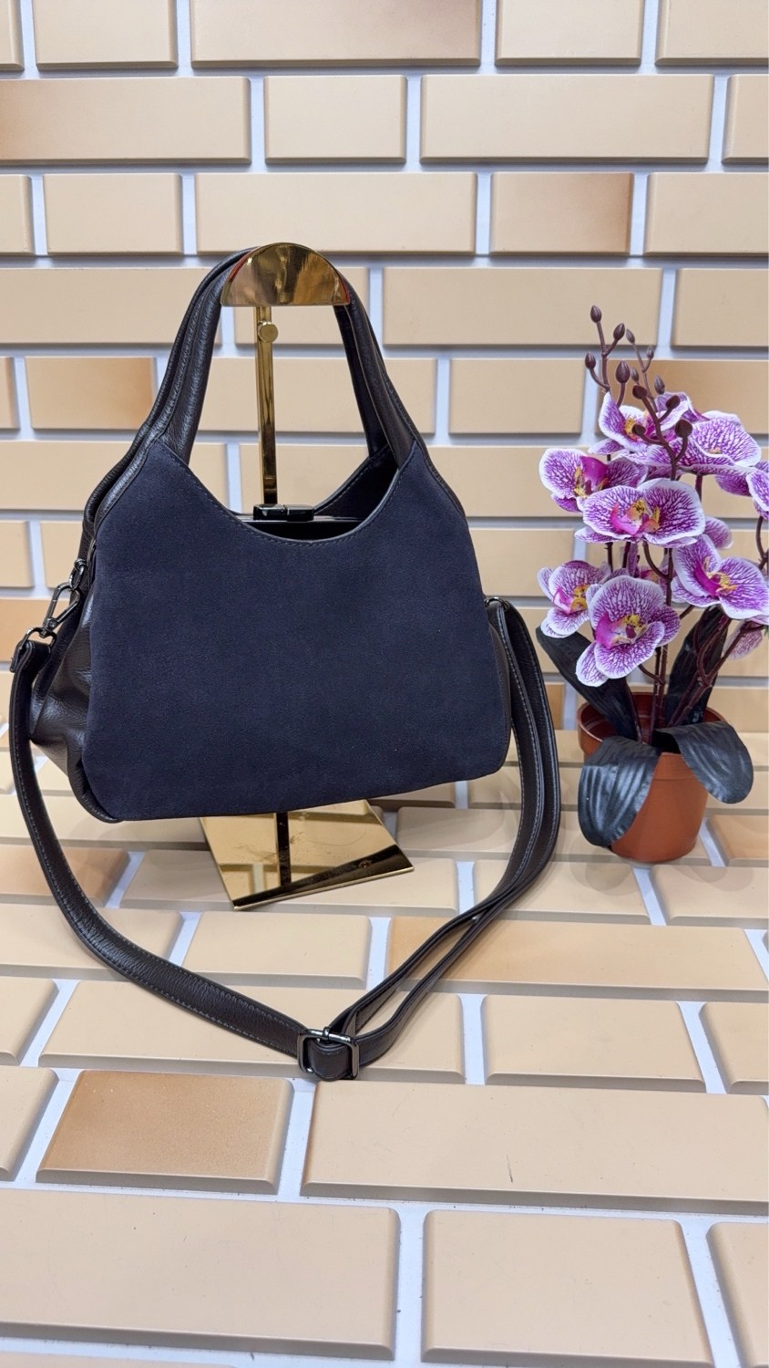 сумка хобо небольшая замшевая gu.sa,сумка замшевая,сумка замшевая женская,женская сумка из натуральной замши,сумка замш