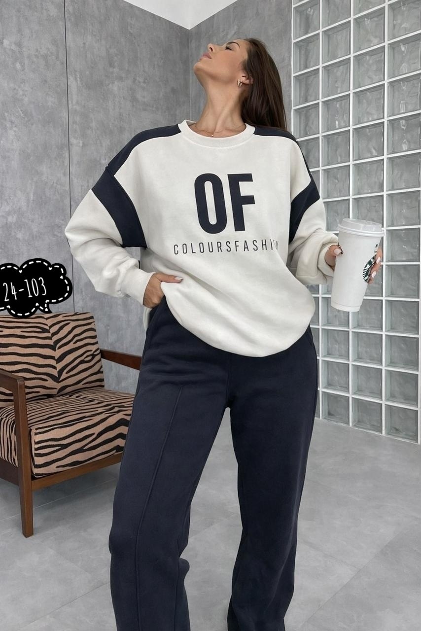 свитшот женская,спортивный костюм женский на флисе,костюм женский,костюм спортивный,свитшот и брюки