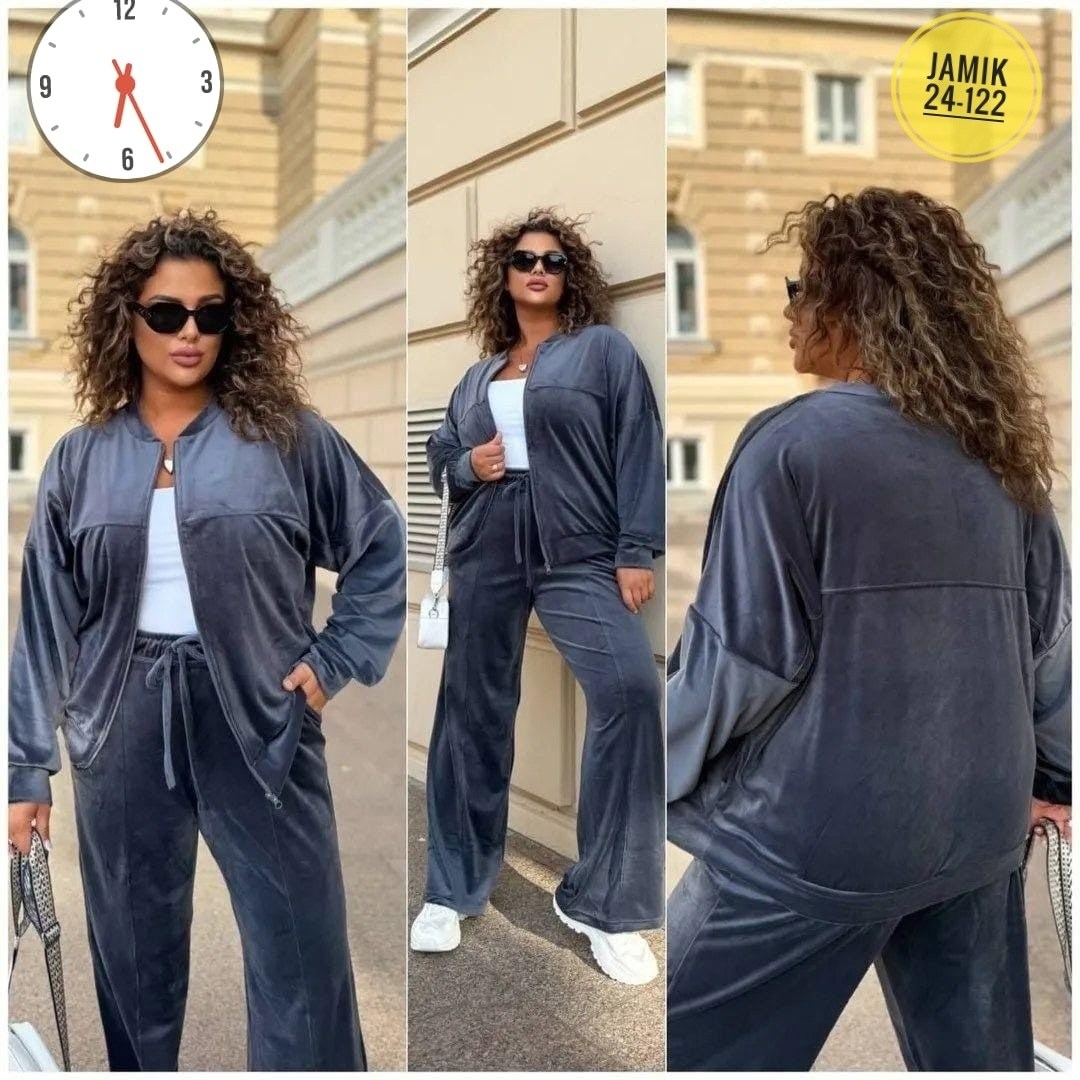 велюровый костюм,велюровый костюм женский,костюм велюровый больших размеров granat fashion,велюровый костюм больших размеров ltmoda,спортивный велюровый костюм