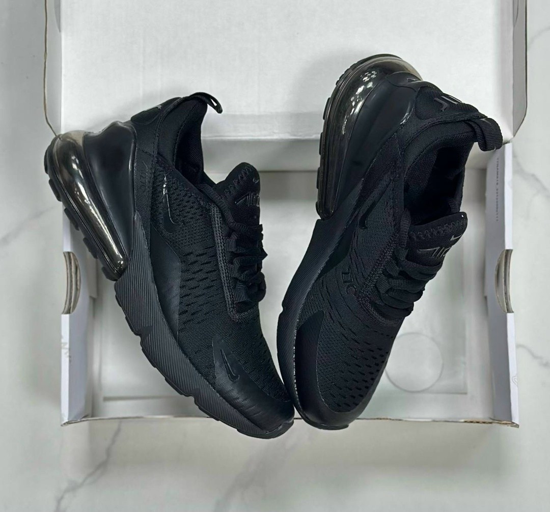 кроссовки nike air max 270,nike air max 270 triple black,мужские кроссовки nike air max 270,кроссовки,найк 270 черные