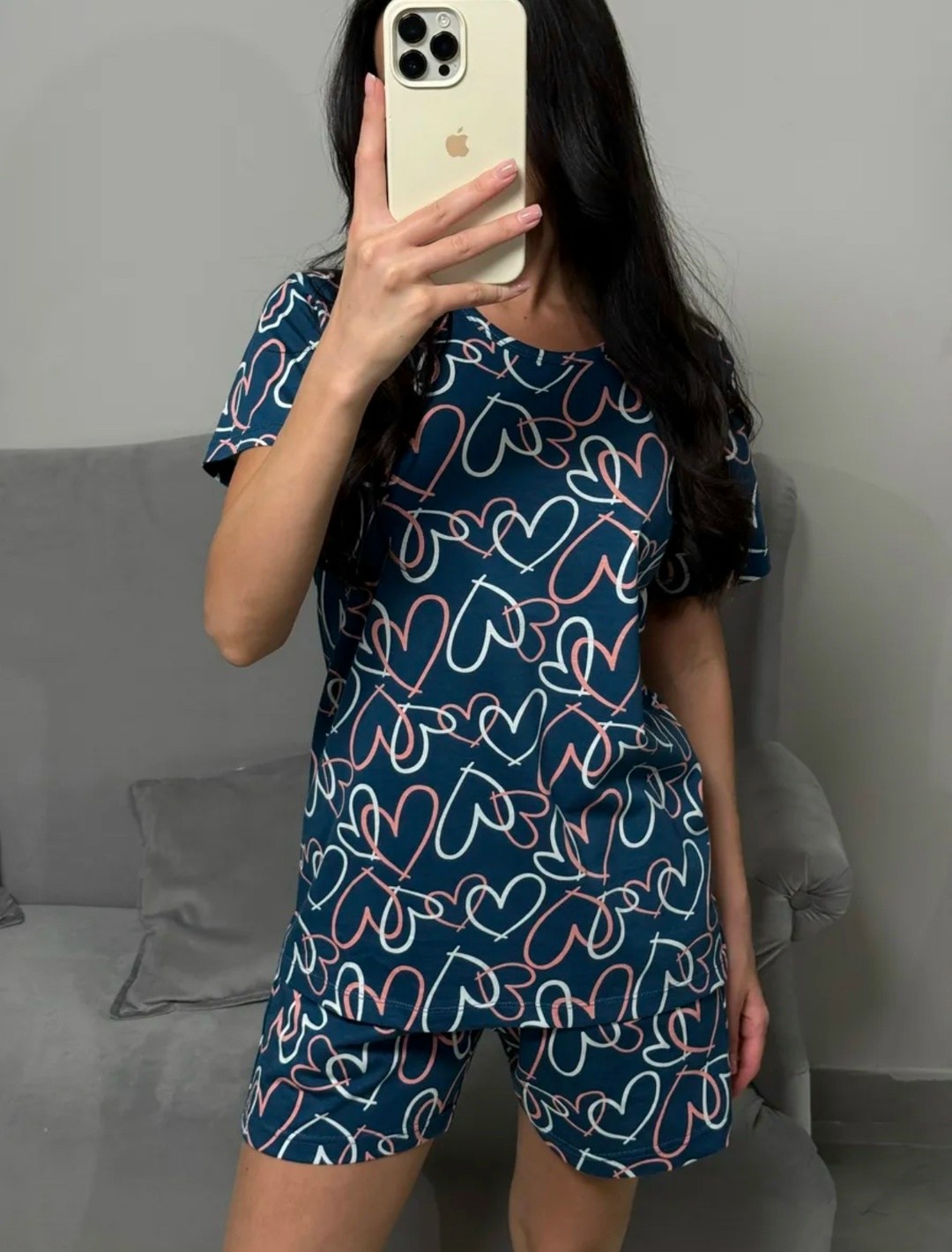 пижама женская,пижама женская с шортам,пижама комплект,пижама для женщин,пижама хлопковая