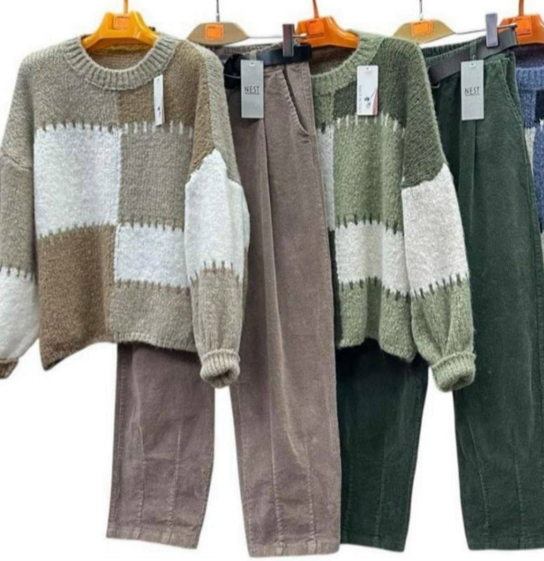 вязаный свитер,свитер в стиле пэчворк,свитер,вяжем свитер,вязаный свитер шахматка