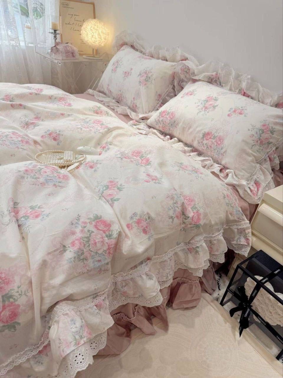 постельное белье в стиле прованс,постельное белье комплект,комплект постельного белья в корейском стиле с наволочкой,комплект постельного белья из хлопка,постельное белье с одеялом сатин люкс
