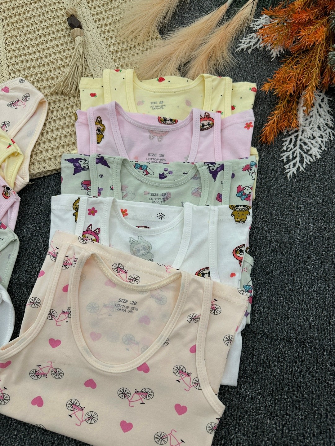 комплект детский девочка (майка, трусы) № uz025,комплект нижнего белья для девочек,комплект детского нижнего белья,белье детское комплект,детское нижнее белье