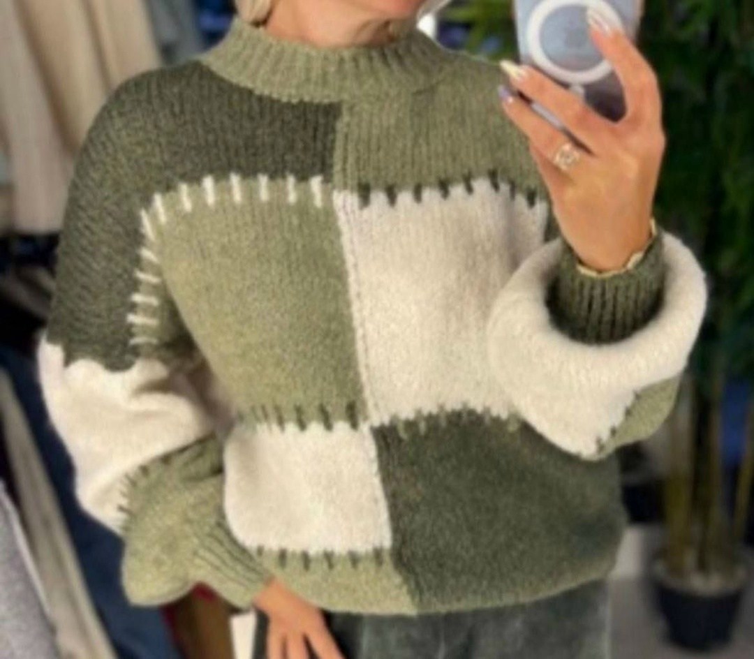 вязаный свитер,свитер пэчворк,вязанный свитер,свитер в стиле пэчворк,свитер модный