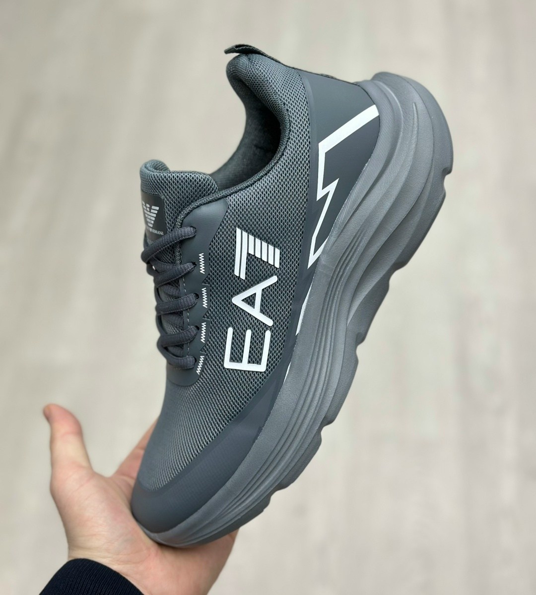 кроссовки,кроссовки еа7,,черные кроссовки,мужские кроссовки