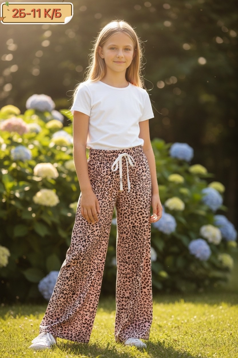 брюки для девочек,широкие брюки,брюки трикотажные,одежда брюки,повседневные брюки