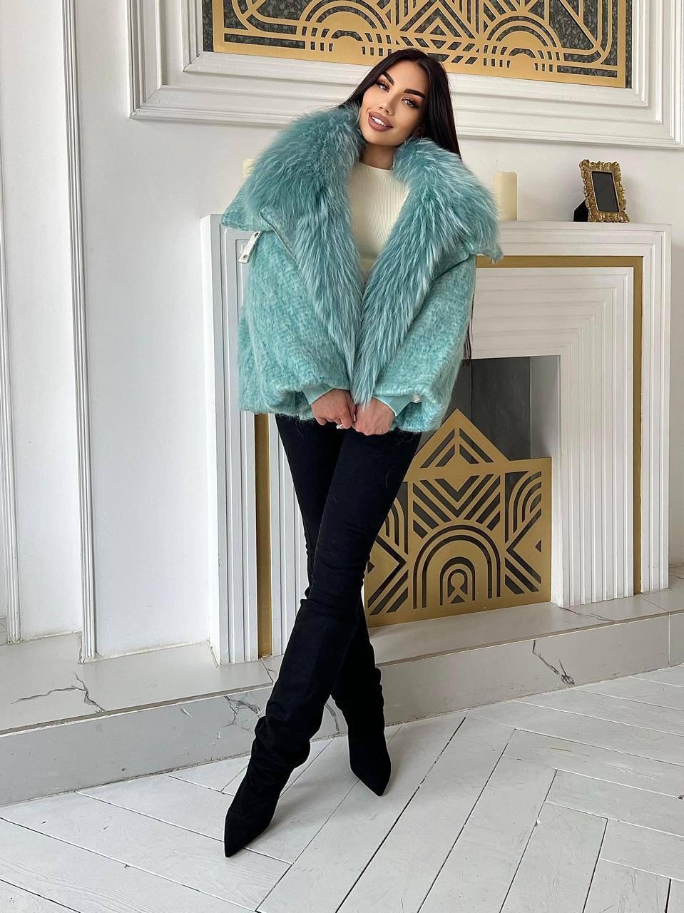 зимняя куртка-пальто оверсайз v8oss,пальто женское с мехом,модная ,шуба из эко меха,зимняя куртка-пальто оверсайз