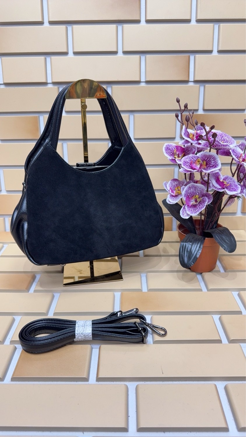 сумка хобо небольшая замшевая gu.sa,сумка замшевая,сумка замшевая женская,женская сумка из натуральной замши,сумка замш