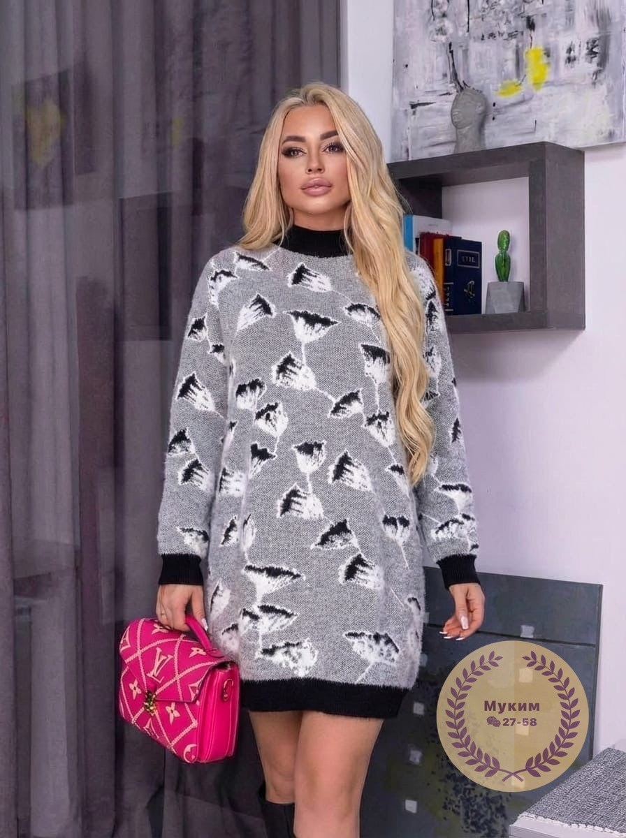 туника-платье,туника женская,свитера туники,платье туника теплая,вязаное платье туника