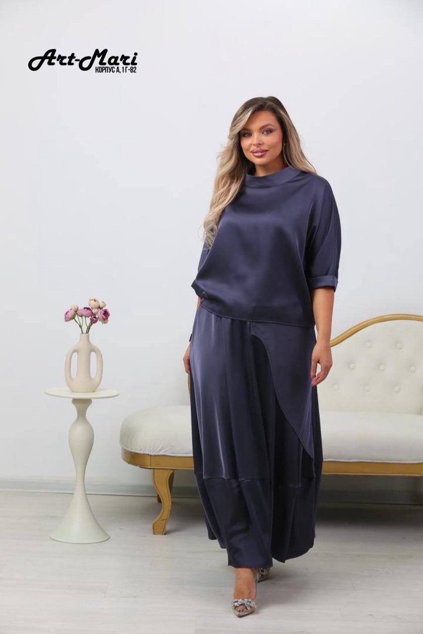 вечерний костюм,костюм,,женский костюм,костюм брючный праздничный больших размеров frastem 329424945