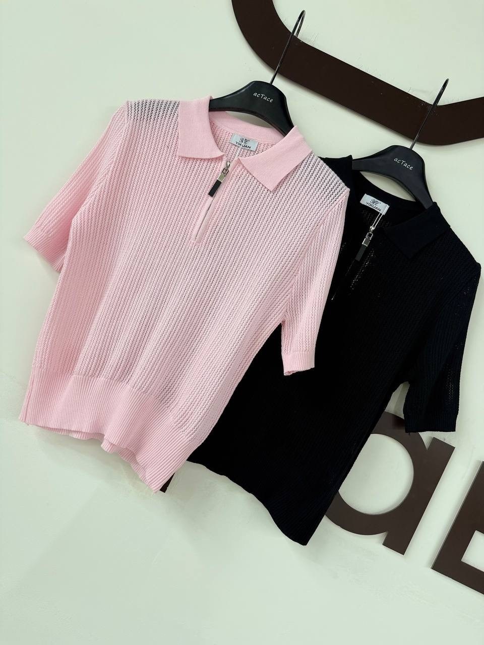 женская кофта,кофточка на замке,поло с воротником,кофточка,кофточка на замке для спокойных аутфитов в стиле old money