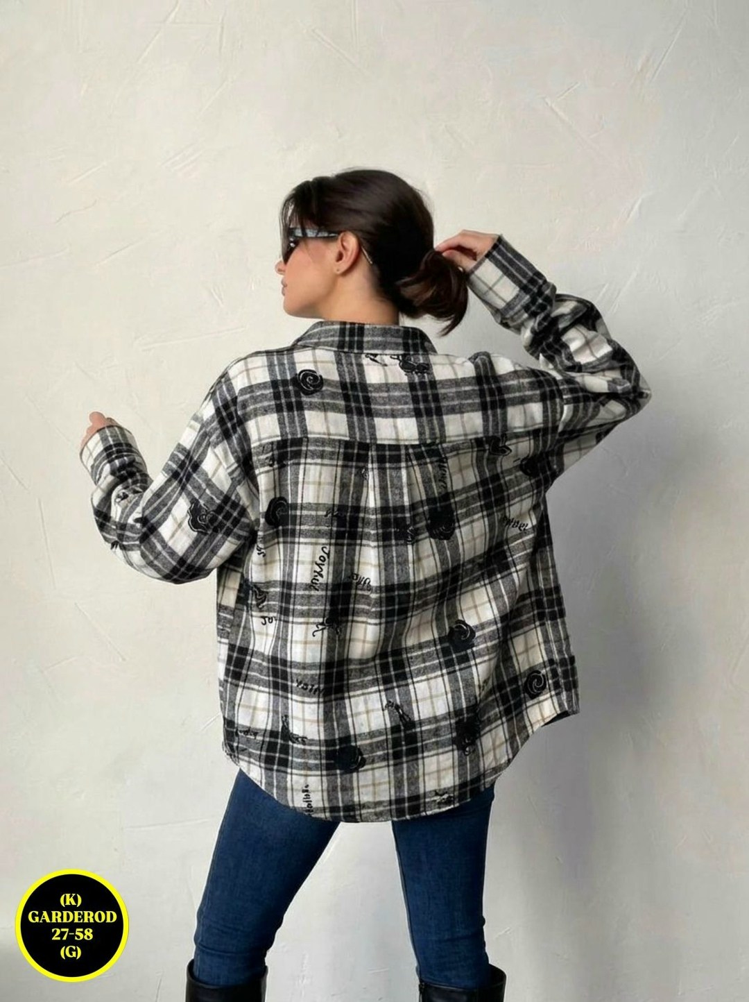 рубашка в клетку женская,женские блузки и рубашки,рубашка теплая оверсайз в клетку betrendy wear,рубашка женская в клетку оверсайз,женская блузка