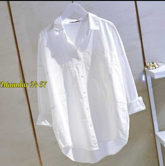 белая хлопковая рубашка,белая рубашка женская,женские повседневные белые рубашки,рубашка оверсайз женская,повседневная белая рубашка