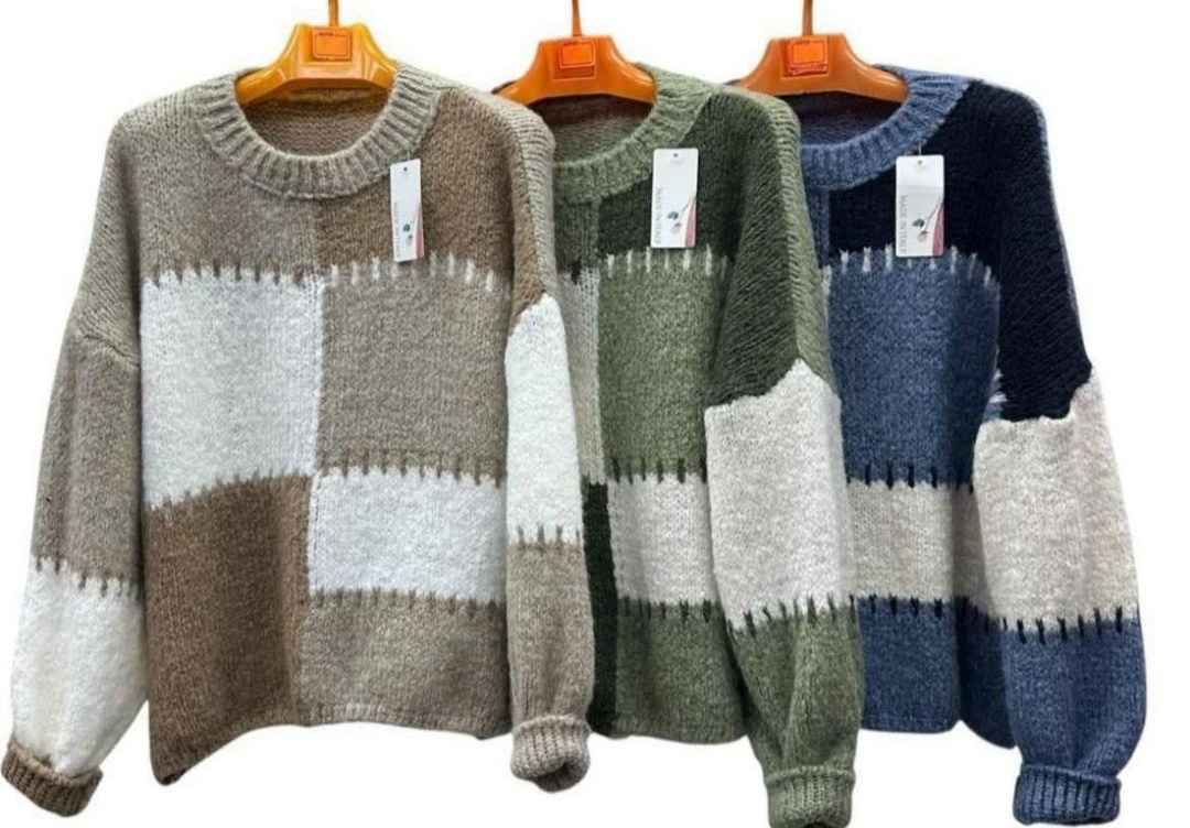 вязаный свитер,свитер пэчворк,вязанный свитер,свитер в стиле пэчворк,свитер модный